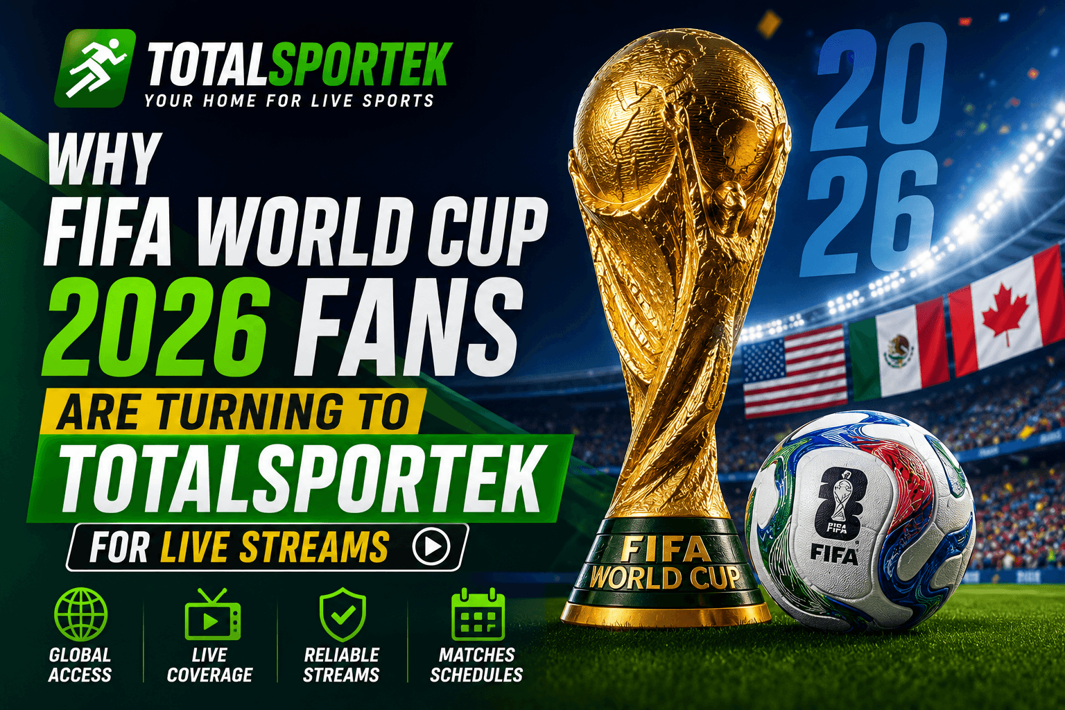Why FIFA World Cup 2026 Fans Are Turning to Totalsportek for Live Streams